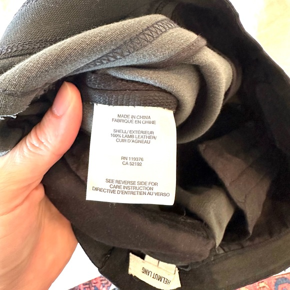 Helmut Lang textured leather pants - Picture 11 of 13